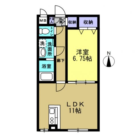 僚蘭舎の間取り