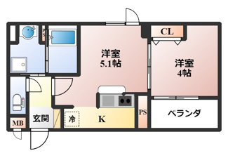 【間取り】 | Lumbini桜塚