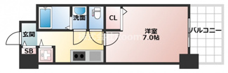 【間取り】 | グラマシー心斎橋東(旧ユーカ心斎橋東)