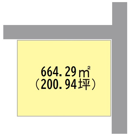 和歌山市秋月・土地・122322の区画図
