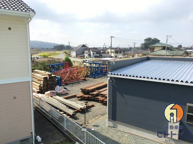 リバーサイドハイツAの展望|バルコニーからの眺望です