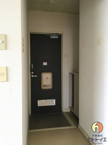 リバーサイドハイツAの玄関|毎日通る玄関はこちらです