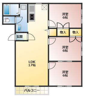 【間取り】 | コンファイン Ｂ棟