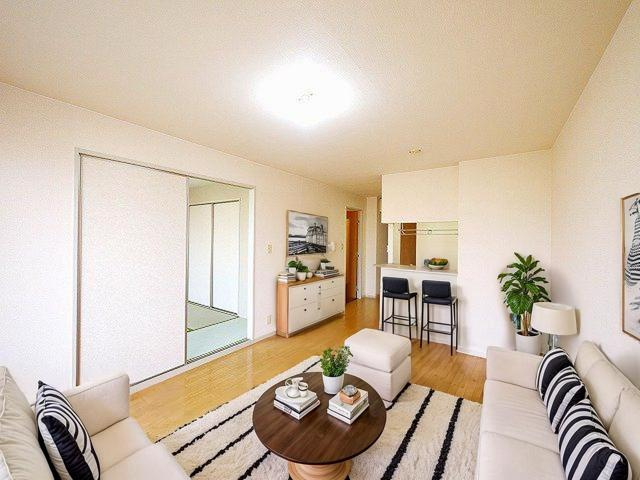 アネックスグリーンガーデンの居間・リビング|CGで家具等を配置したもので家具等は含まれません