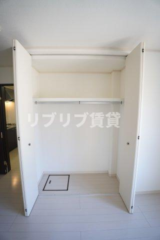 ハウスカーマインの収納