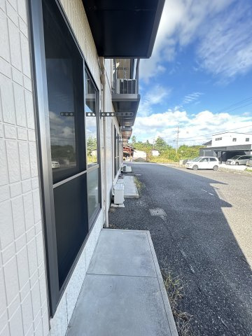 ラフォーレアダチのバルコニー