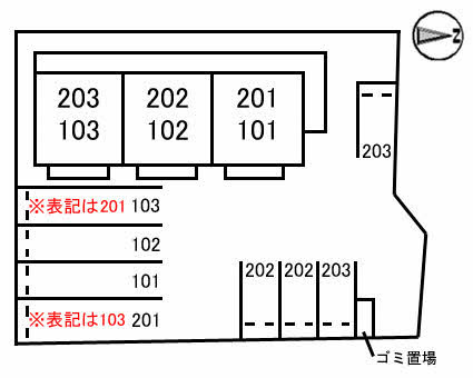 ラフォーレアダチの間取り
