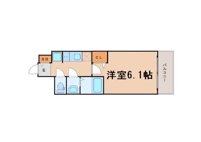 【間取り】 | プレサンスＯＳＡＫＡ　ＤＯＭＥＣＩＴＹ　ワンダー