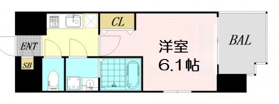 【間取り】 | エスリード天王寺町北