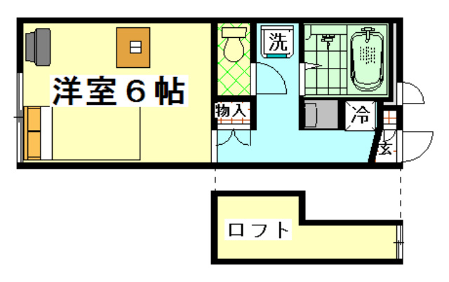 レオパレス菱屋西の間取り