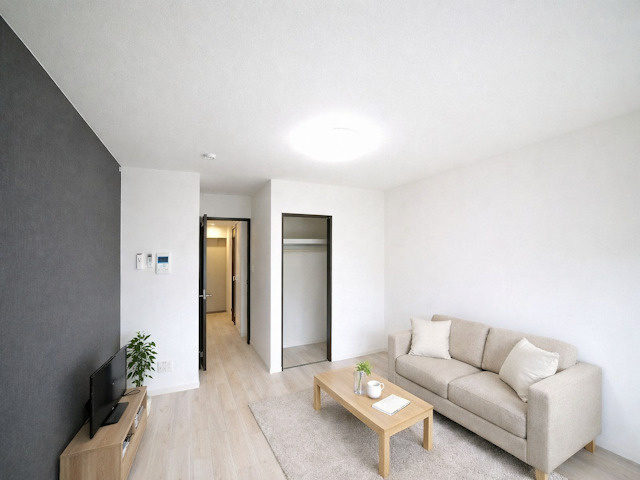 ジーメゾン法蓮町の居間・リビング|CGで家具等を配置したもので家具等は含まれません。