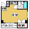 【間取り】 | 約6帖です