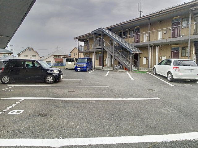 田村ハイツBの駐車場