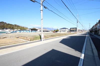 【前面道路含む現地写真】 | 大津市本堅田6丁目23付近　分譲地