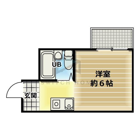 【間取り】 | エアリーコート小阪 | 使い勝手の良い間取りです