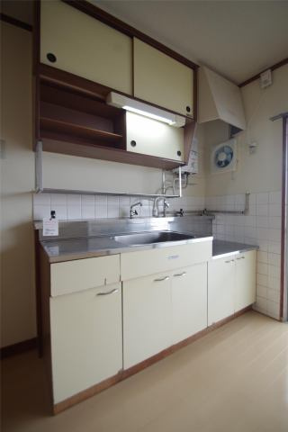 熊本市中央区神水１丁目の賃貸マンションのキッチン