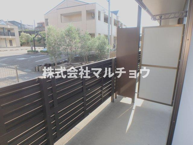 メゾンミルのバルコニー|広々としたバルコニーです