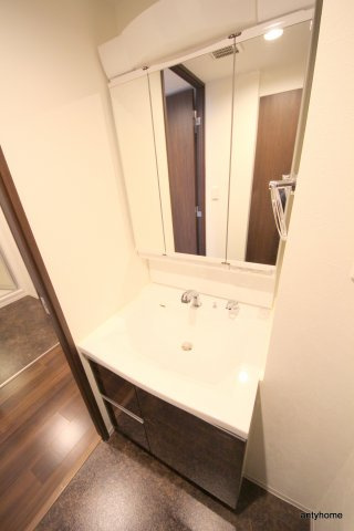 セレニテ梅田北プレミアム　仲介手数料無料の洗面所