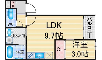【間取り】 | REGALESTリバーサイド新富 | 略図の為、現状優先