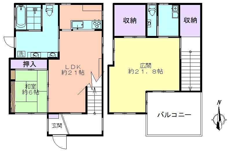 ミレ栄町貸家の間取り