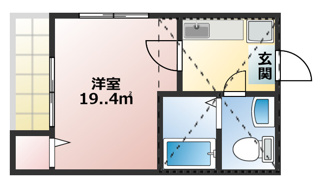 【間取り】 | フロール尾頭橋 | 略図の為、現状優先