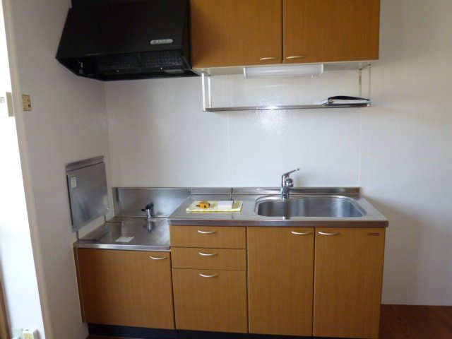 エスポワールのキッチン|2口ガスコンロ付きます