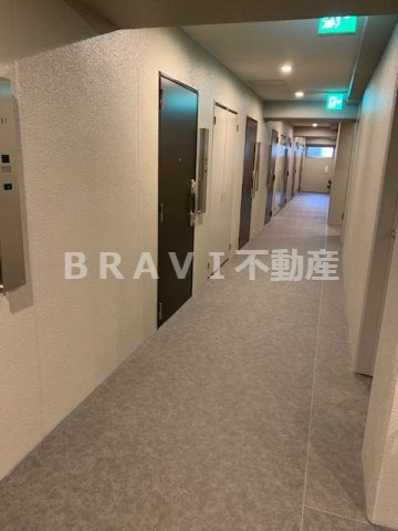 プレサンス谷町九丁目駅前　BRAVI不動産のその他共用部分|【プレサンス谷町九丁目駅前】廊下