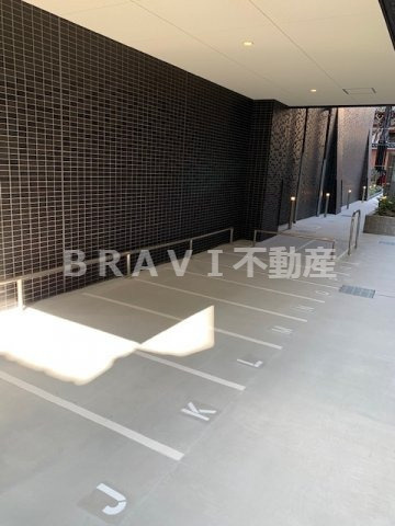 プレサンス谷町九丁目駅前　BRAVI不動産のその他共用部分|【プレサンス谷町九丁目駅前】バイク置場