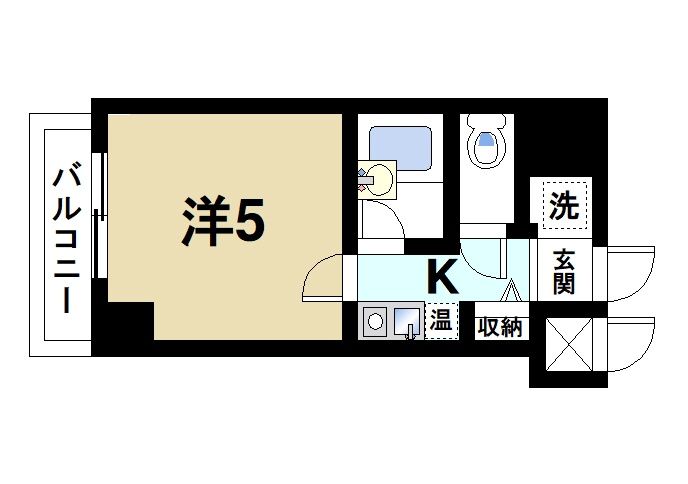 コーポひろおかの間取り|間取り