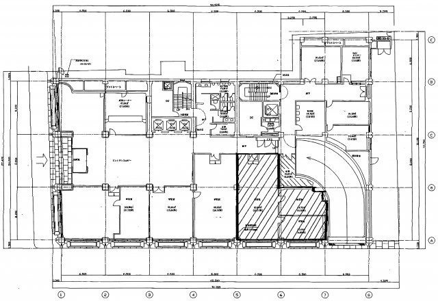 中央区日本橋茅場町３丁目の事務所の間取り