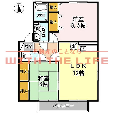 アクール【キャッシュバック対象物件】の間取り