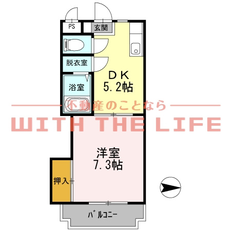 プライマリー花畑駅西【キャッシュバック対象】の間取り
