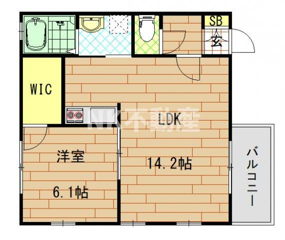 【間取り】 | ヴィレッタの杜（長田賃貸） | 間取りです