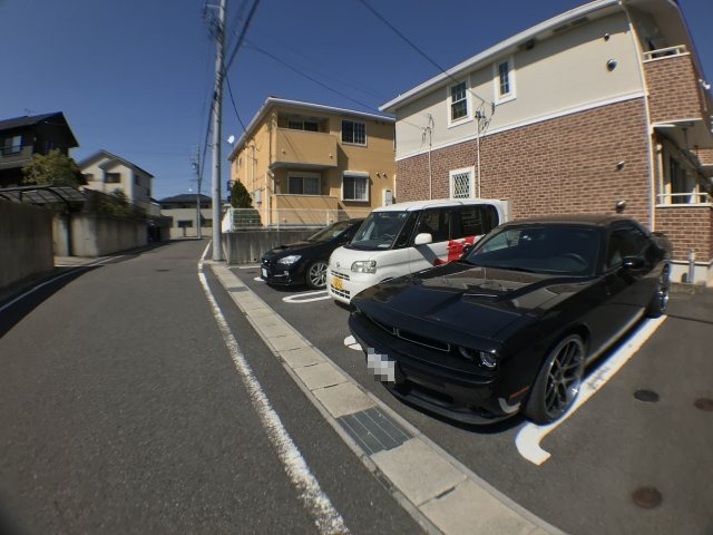 アルカディア　フジの駐車場