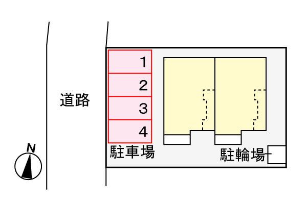 アルカディア　フジの区画図