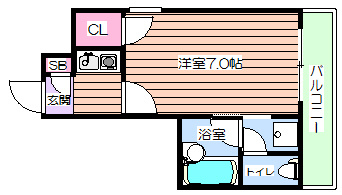 【間取り】 | ヴィクトリー鷺洲