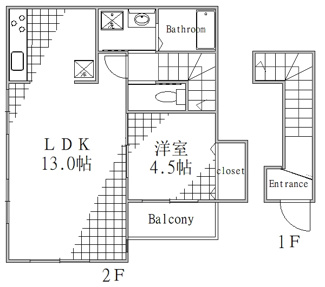 【間取り】 | フローラ亀戸