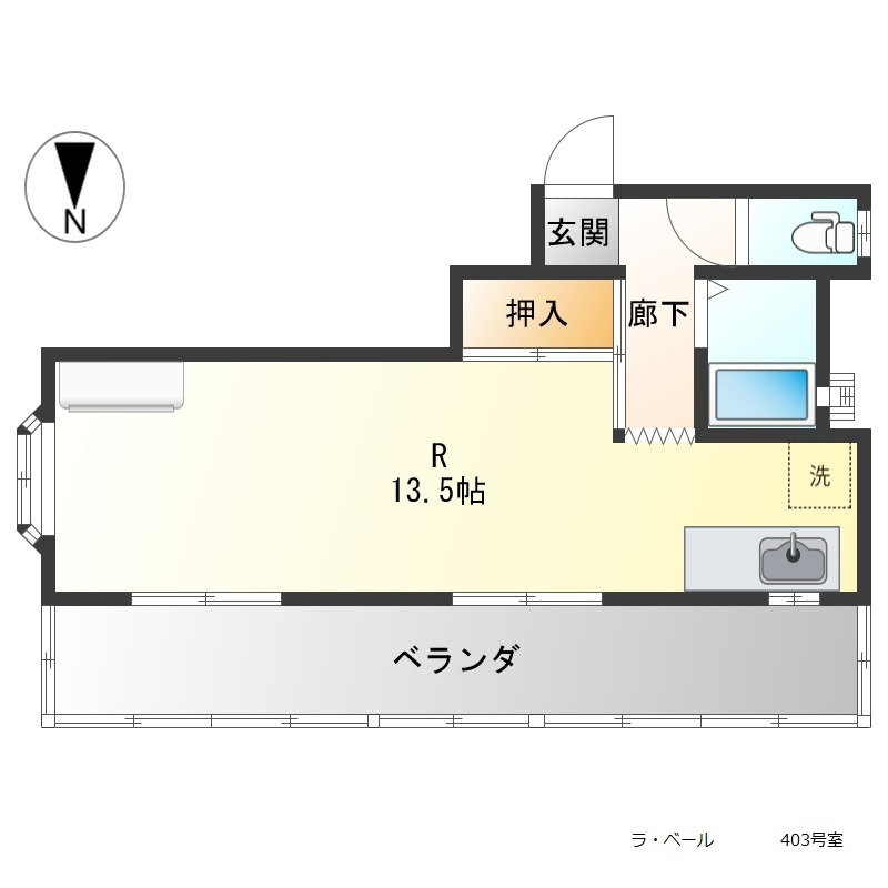 ラ・ベールの間取り