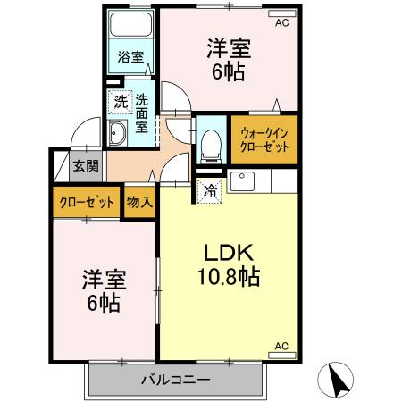 ガーデンスクエア　C棟の間取り