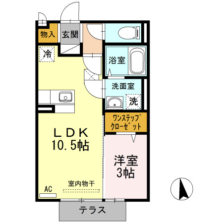 オリーヴァ東合川の間取り