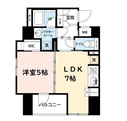 【間取り】 | ファーストフィオーレ阿波座アクア