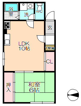 【間取り】 | 立花サンライズマンション