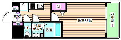 【間取り】 | プレサンスOSAKA DOMECITYスクエア