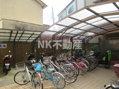 【その他共用部分】 | OMレジデンス八戸ノ里（八戸ノ里賃貸） | 駐輪場です