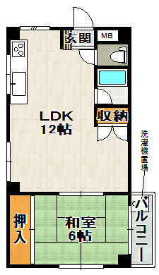 プティ・セジュールの間取り