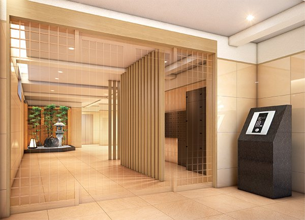 ベラジオ京都円町のエントランス