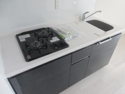 ベラジオ京都円町のキッチン|２口ガスキッチン