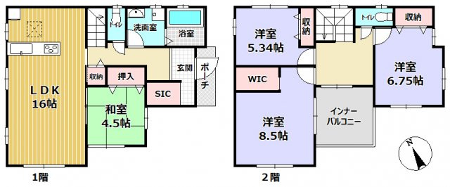 神戸市北区菖蒲が丘３丁目３期４号棟　新築戸建