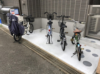 【その他共用部分】 | 駐輪場を完備しています♪自転車はちょっとした移動手段に便利ですよね！