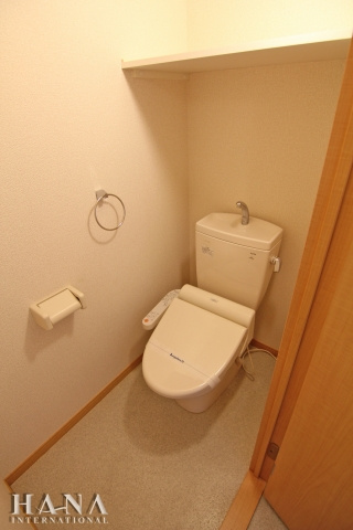 夕映えのトイレ